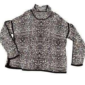 Ruby Rd. Monochrome Knit Fabric pullover size XL‎ womens